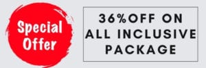 36% off on All Inclusive package