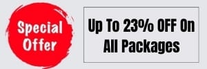 Up to 23% of All Packages